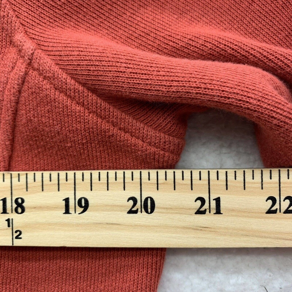 Orvis‎ 1/4 Zip Knit Jacket Mens Medium M Flip Cuff Red Blue Floral Outdoors Dad - Picture 7 of 13